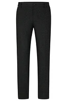 Regular-fit regular-rise trousers with tapered leg