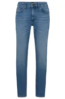 Slim-fit jeans blue comfort-stretch denim