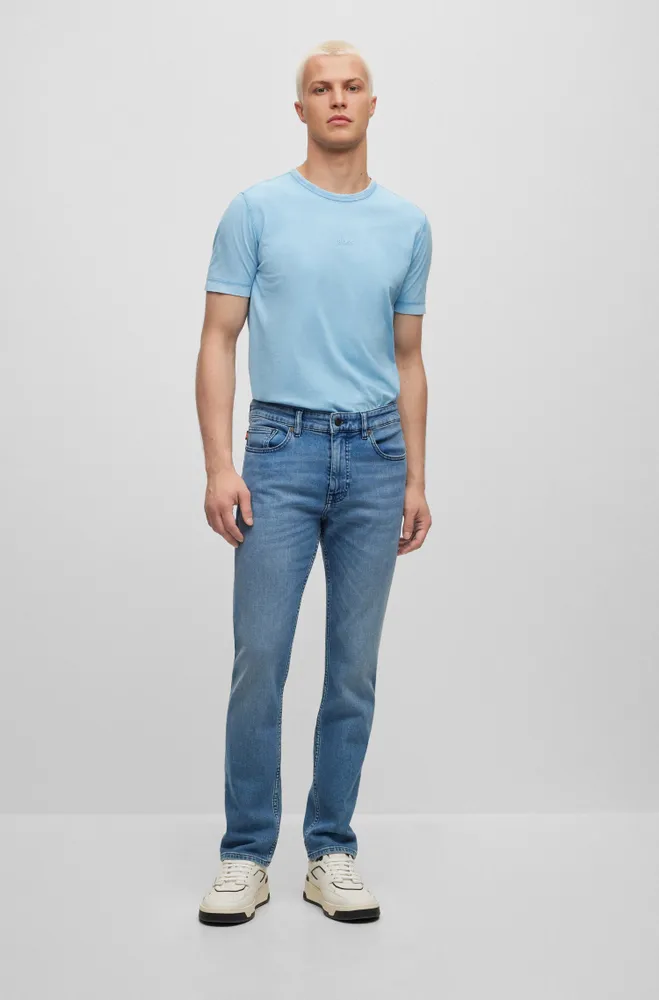 Slim-fit jeans blue comfort-stretch denim