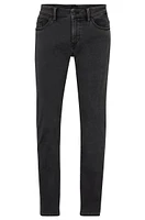 Slim-fit jeans black stretch denim