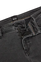 Slim-fit jeans black stretch denim