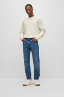 Regular-fit jeans mid-blue comfort-stretch denim