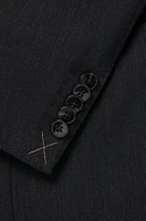 Slim-fit suit a micro-patterned wool blend