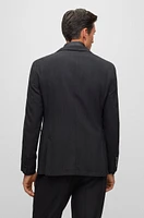 Slim-fit suit a micro-patterned wool blend