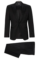 Slim-fit tuxedo a virgin-wool blend