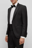 Slim-fit tuxedo a virgin-wool blend