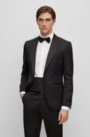 Slim-fit tuxedo a virgin-wool blend