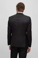 Slim-fit tuxedo a virgin-wool blend