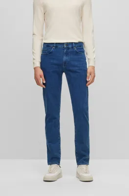 Slim-fit jeans blue Italian denim