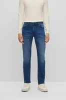 BOSS - Regular-fit jeans Blue Coolmax® denim Dark