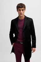 Slim-fit coat cashmere