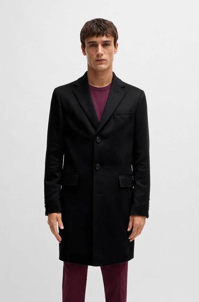 Slim-fit coat cashmere