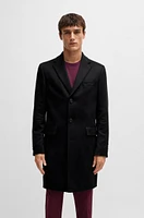 Slim-fit coat cashmere