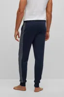 BOSS - Sweatpants with embroidered logo Dark Blue