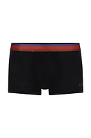 Single-jersey trunks with degradé monogram waistband