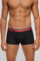 Single-jersey trunks with degradé monogram waistband