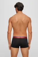 Single-jersey trunks with degradé monogram waistband