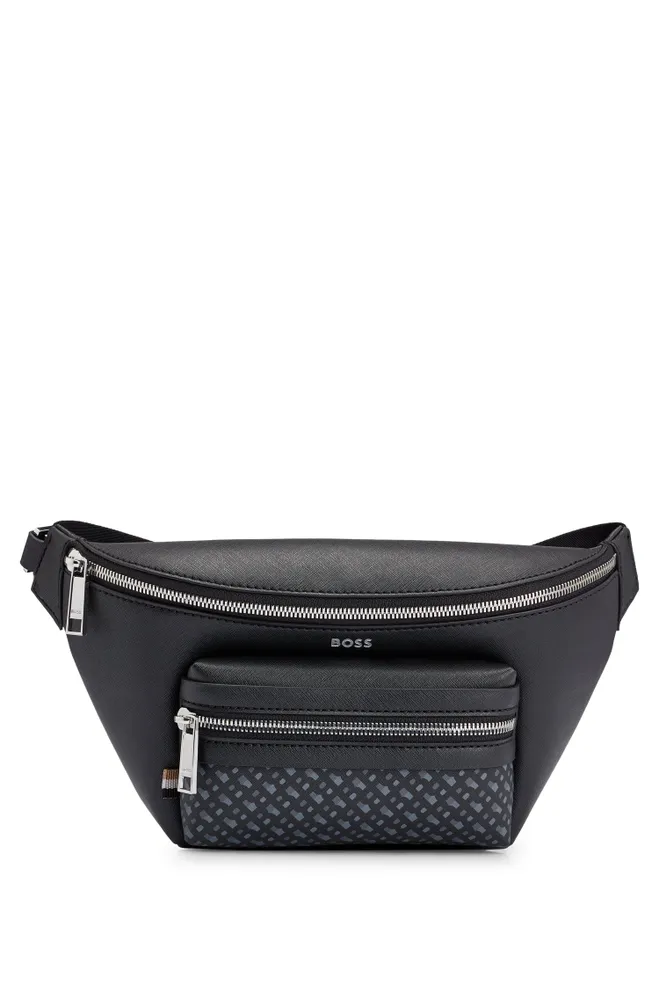 BOSS - Belt bag with all-over monogram details