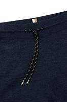 Regular-fit tracksuit bottoms virgin wool