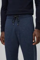 Pantalones de chándal regular fit lana virgen