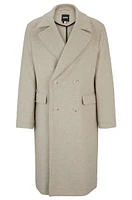 All-gender relaxed-fit coat wool