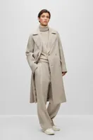 All-gender relaxed-fit coat wool