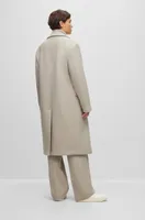 All-gender relaxed-fit coat wool