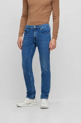 Regular-fit jeans blue comfort-stretch denim