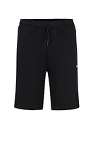 BOSS - Shorts with logo print Dark Blue