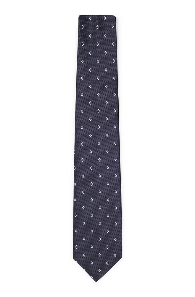 BOSS - Silk-jacquard tie with modern pattern