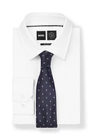 BOSS - Silk-jacquard tie with modern pattern