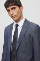 BOSS - Silk-jacquard tie with modern pattern