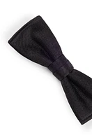 Italian-made bow tie in silk jacquard