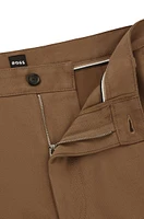 Relaxed-fit trousers stretch-cotton twill