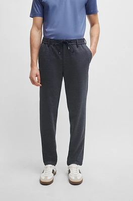 Regular-fit trousers printed jersey