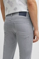 Slim-fit jeans two-tone stretch denim