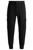 Slim-fit trousers stretch gabardine