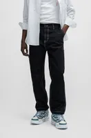 Regular-fit trousers heavyweight cotton