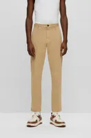 Slim-fit trousers stretch-cotton gabardine