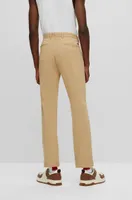 Slim-fit trousers stretch-cotton gabardine