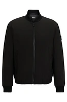 Regular-fit jacket bi-stretch fabric