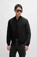 Regular-fit jacket bi-stretch fabric