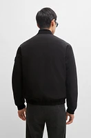 Regular-fit jacket bi-stretch fabric