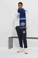 BOSS x NFL logo scarf with Dallas Cowboys branding