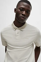 Relaxed-fit polo shirt Oxford-piqué cotton