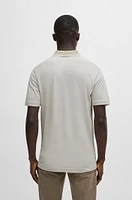 Relaxed-fit polo shirt Oxford-piqué cotton