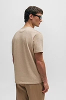 Bubble-structure T-shirt cotton and cashmere