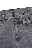 Slim-fit jeans black denim