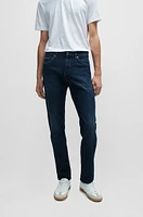 Slim-fit jeans blue Italian cashmere-touch denim