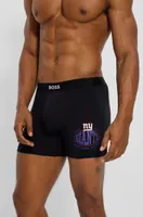 BOSS x NFL two-pack of boxer briefs with collaborative branding